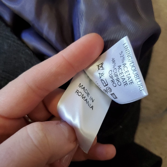 Tara Jarmon Paris Grey Plaid Strapless Pleated Stretch Mini Dress S - Picture 3 of 7